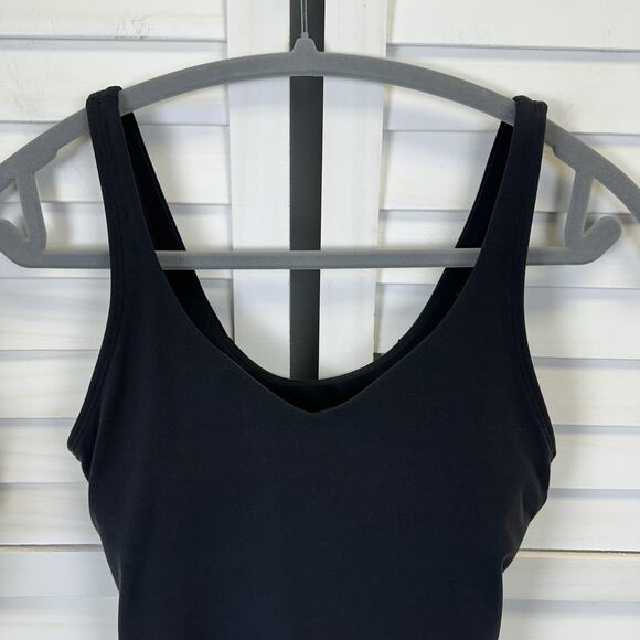 Lululemon Athletica Black Align Tank Top Soft Nulu Built In Bra NO‎ Pads Size 4 - Picture 2 of 8